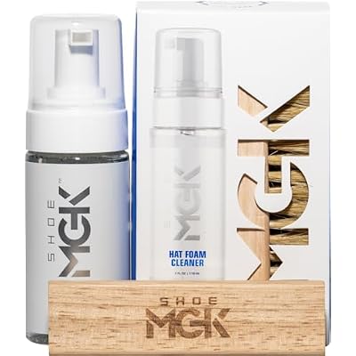 Shoe MGK Hat Cleaner Kit with Foam Cleaner and Brush for Daily Hat Care
