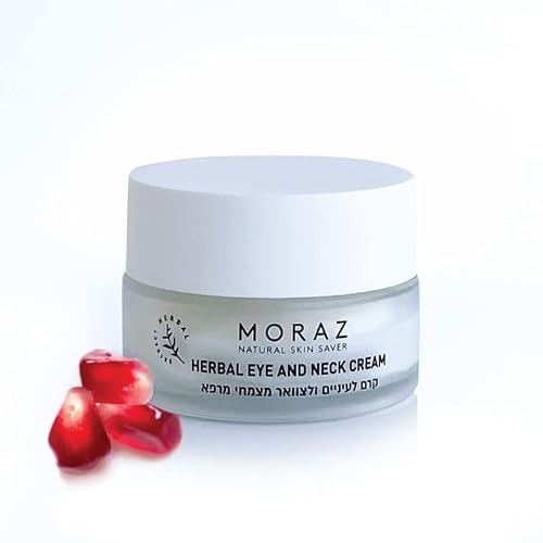 Moraz Anti Wrinkle Eye and Neck Cream for Women - 2-in-1 Anti Aging Eye Cream and Anti Wrinkle Neck Cream with Pomegranate Extract, Shea Butter, Jojoba Oil, Avocado Oil, 1.7 Oz