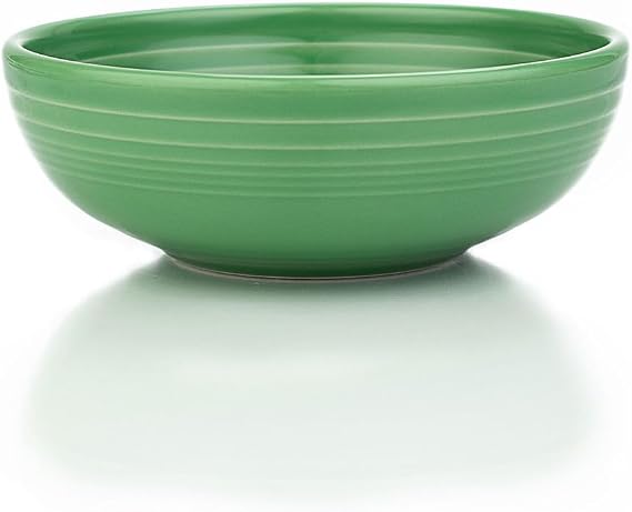 Fiesta Medium Bistro Bowl, 38oz Durable Ceramic, Lead-Safe, Dishwasher/Microwave/Oven Safe Made in USA Dinnerware - Meadow