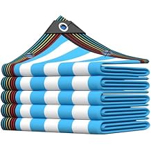 90% Sunblock Shade Cloth,Garden Outdoor Shade Fabric HDPE Mesh Tarp with Grommets,Rectangle Privacy Screen for Balcony,Terrace,Car Shading(13x20ft(4x6m))