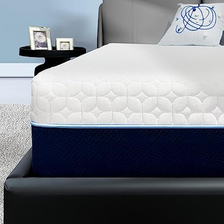 6 Inch Gel Memory Foam Mattress for Back Pain,Full Mattress, in a Box,Gel-Infusion for Cooler Sleep,Full Size Bed,75 X 54 X 6 6 Inch, Full