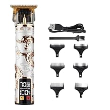 Razors Vintage T9 Electric Hair Clipper Hair Cutting Machine Professional Men Electric Shaver Rechargeable Trimmer for Men(Digital Display-13)