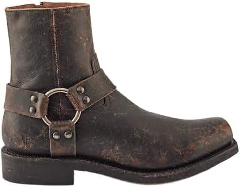 Frye Conway Harness Boot - Men's Motorcycle-Fashion Boot, Stylish Leather Design, Durable & Comfortable Footwear