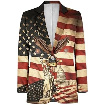 Blazer for Men Regular Fit Suit Jacket Sport Coats with Pocket One Button Formal Dress Jacket
