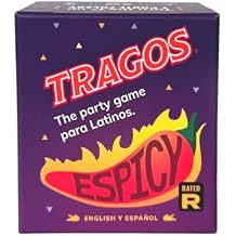 Tragos Espicy Game for Latinos - Spicy Relatable Hilarious Spanglish Card Game - Gift for Adults- Juegos De Mesa para Adultos
