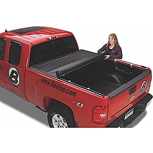 Bestop 19240-01 EZ-Roll Tonneau Cover for 2009-2010 Dodge Ram 1500 & 2011-2018 Ram 1500 & 2010-2014 25003500 except Rambox, 6.3 bed