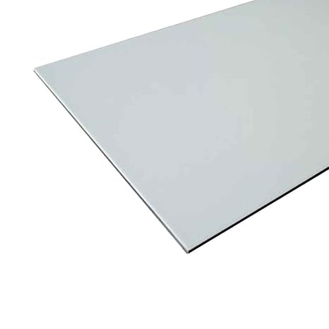 Aluminum Composite Sign Panel Sheet 1/8" X 12" X 24" - White
