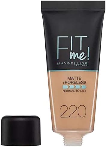 Maybelline Fit Me Matte & Poreless Foundation 220 Natural Beige 30ml