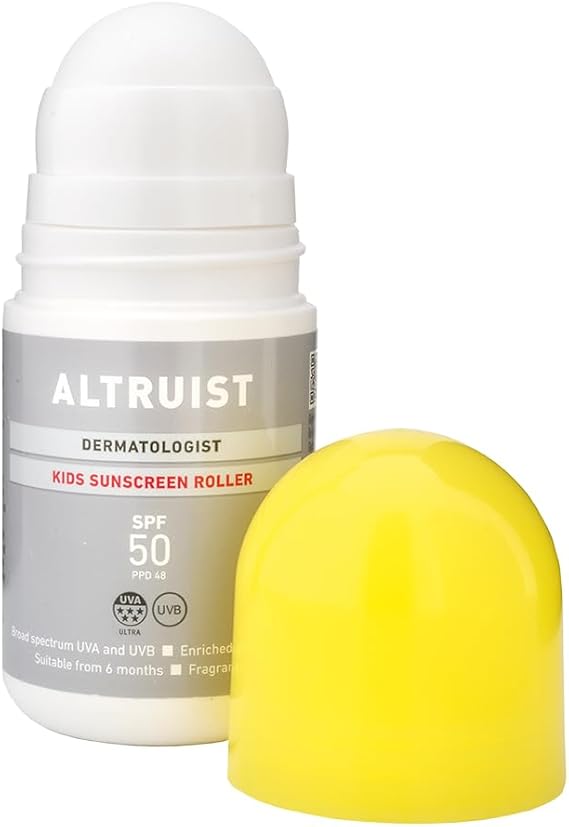 Altruist Kids Sunscreen Roller SPF50, 5 Star UVA, Babies 6m+, 100 ml