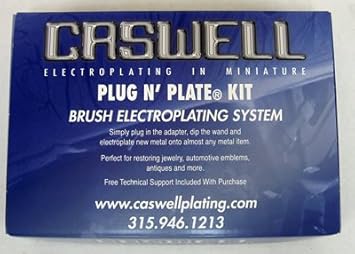 Caswell Plug N' Plate Tin Electroplating Kit