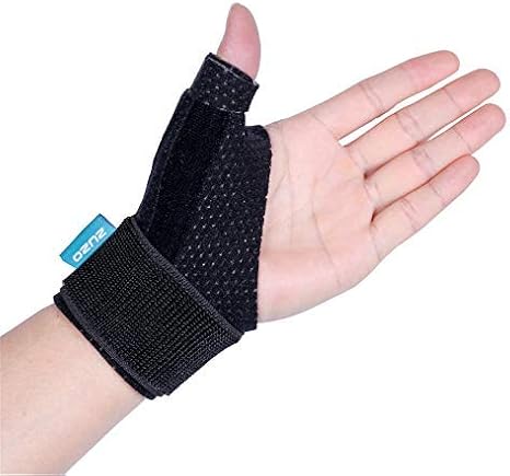 Compression Reversible Thumb & Wrist Stabilizer Splint(Improved Version) for BlackBerry Thumb, Finger, Pain Relief, Arthritis, Tendonitis, Sprained, Carpal Tunnel, Stable, L-XL