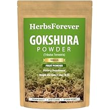 HerbsForever Gokshura(Tribulus Terrestris) Powder Fruit -for Vitality, Urinary Health Muscle Mass- Wild Harvested -Non GMO, Vegan- 2X Potency | Ultra Clean |NO Sand & Mud| Steam Sterilized|16oz-1LBS