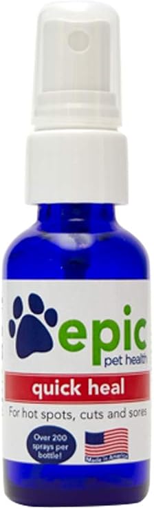 Quick Heal (2 Ounce) | For Hot Spots, Cuts, Sores & Wounds, Spray on Affected Areas, Made in USA