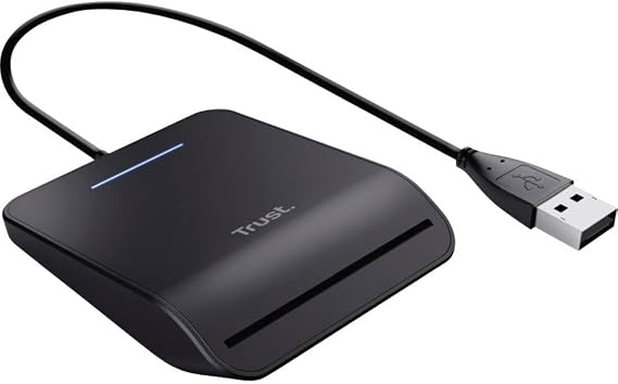 Trust Primo DNI Card Reader ID Card Smart Card Reader Black