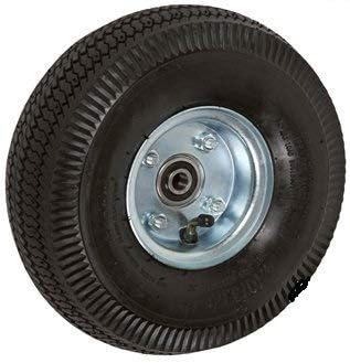 10" X 3-1/2" - 2-1/4" HUB Length - Offset HUB - Pneumatic Wheel (AIR Filled) - 350 LB Cap - 5/8" bore Size - Commercial/Industrial Application Equipment - Caster