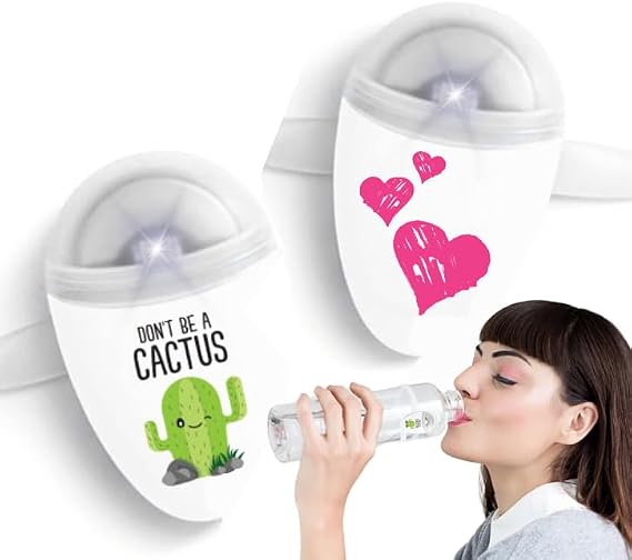ULLA Drink Water Reminder, Smart Light for Water Bottle, Fits Most Bottles, Lights Up When Time to Drink, Hidrate Smart Water Bottle Reminder to Drink, Smart Hydration Reminder, Water Tracker