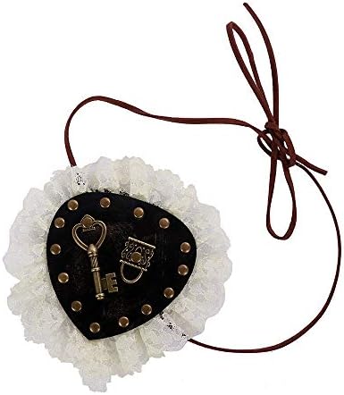 MYAYD Retro Gothic Steampunk Lace Pirate Cosplay Eye cover eye patch Accessory for Halloween carnival party