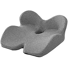 Seat Cushion, Office Chair Seat Cushion for Back, Coccyx, Tailbone Pain Relief, Coccyx Seat Cushion Sciatica Butt Pillow Perfect for Desk Chair, Wheelchair, Car