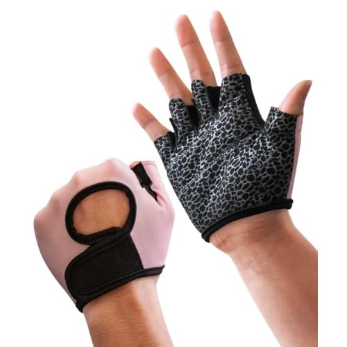sunnex Gym Gloves for Women & Men - Fingerless Workout for Weightlifting, Lightweight Breathable Fitness for Sports