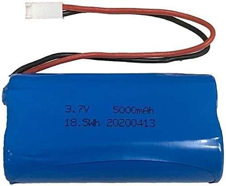 3.7V 5000mAh 2 Cell Ion 18650 18 5Wh Rechange Pack with 2 Pin MTA-100 Connector
