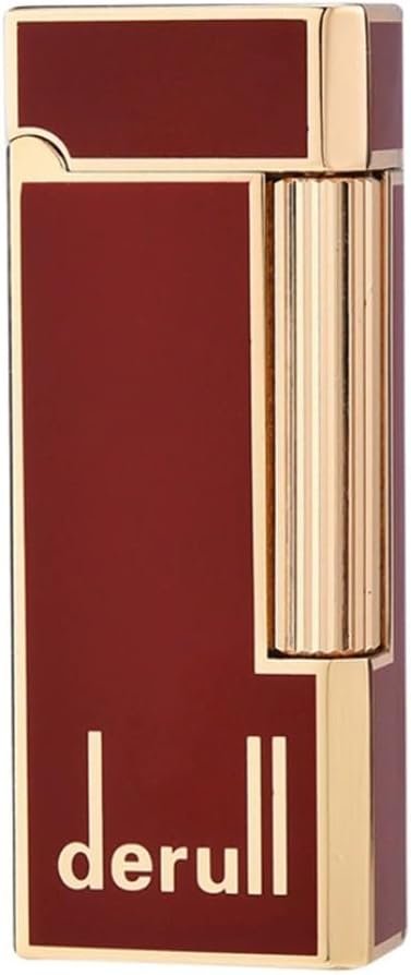 Retro Narrow Edition Flint Kerosene Lighter,Soft Flame,Gift Red Letter