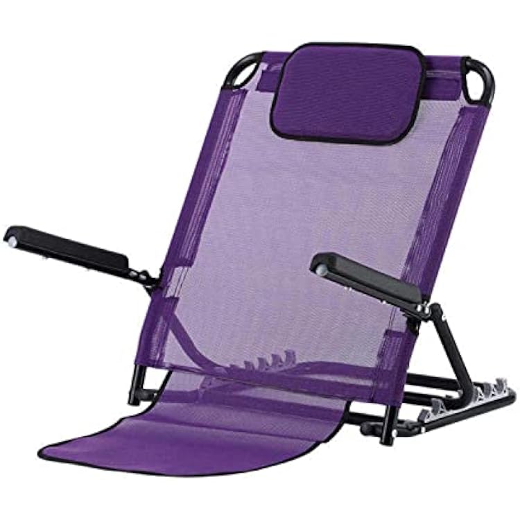 Lifting Bed Backrest Portable Folding Adjustable Sit-Up Back Rest Multi-Function Bed Disability Backrest Change 6 Angles for Neck Head and Lumbar Support