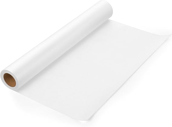Tracing Paper Roll 12 in 25 yd, White Translucent for Sewing, Drawing