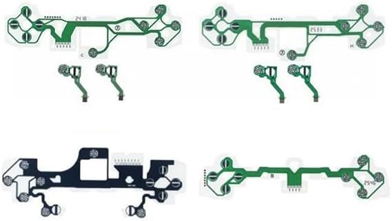 Conductive Film Controller Ribbon Circuit Board Flex Cable for PS5 Controller V1.0 V2.0 V3.0 Edge Vibration (Edge)