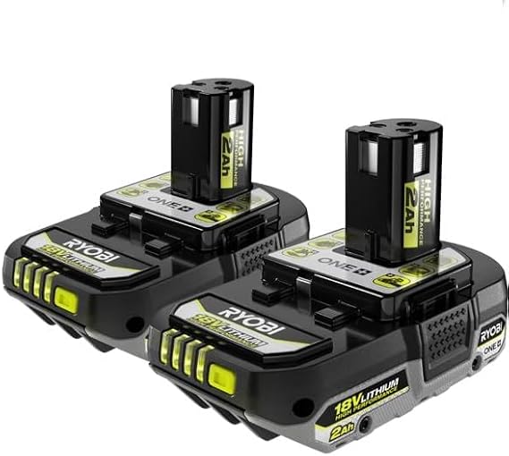 RYOBI ONEAND 18V HIGH Performance Lithium-ION 2.0 AH Compact Battery 2-Pack PBP2003