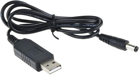 5V to 12V Kablolu Voltaj Yükseltici USB 700mA Adaptör Soket Modem