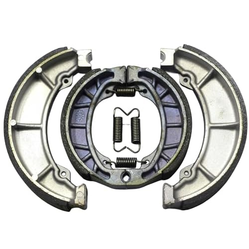 Front Rear Brake Shoes for Honda ATC125M 1984-1987 - ATC 185 185S 1980-1983 - ATC200 ATC 200 M S E ES Big Red 1981-1986 Brakes Drum Pads 303 306 MC0234