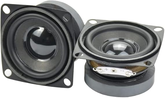2Pcs 2 Inch 4Ohm 5W HiFi Full Range Speaker Mini Woofer Speakers Audio Subwoofer Loudspeaker Home Threater DIY