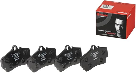 Brembo P65008 Low-Met Rear Disc Brake Pad Set PORSCHE OE# 98635293910
