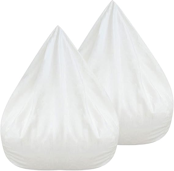 2PCS Pack Inner Liners for Bean Bag Chair,Bean Bag Inner Liner,Giant Inner Liners for Bean Bag Chairs,Easy Cleaning Cover Seat Lazy Sofa Bean Bag,Zipper Opening No Filler (100 x 120cm/39.4 x 47.2in)