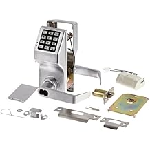 Alarm Lock T2 100-User Standalone Electronic Digital Keypad Cylindrical Lock Leverset with Interchangeable Core Corbin/Russwin, Satin Chrome Finish