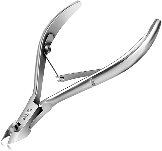 BEZOX Cuticle nipper, Skin nippers made of stainless steel with sharp and smooth cut, Cuticle Trimmer Clipper fine for removing excess, torn skin on fingers and toes