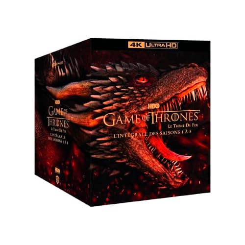 Game of Thrones 4K (Complete Seasons 1-8) - 33-Disc Box Set ( Game of Thrones - Seasons One to Five ) [ Blu-Ray, Reg.A/B/C Import - Belgium ]