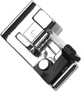 ZIGZAGSTORM 822801001 Overedge Presser Foot C (top Load)(Bring White Brush) Snap On for Janome,Babylock,Elna,Kenmore,Pfaff,Viking Sewing Machines822801001