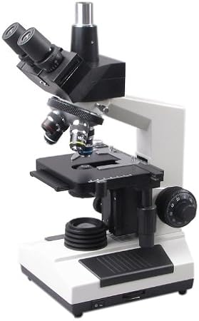 OMAX M837T 1600X Trinocular Lab Compound Microscope with Double Layer