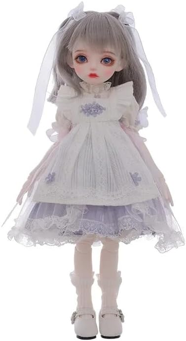 Oueneifs 1/6 Jin BJD Doll 30cm Full Set Resin Toy Gift for 15+ Year Old