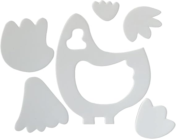 Acrylic Chicken Sewing Stencil,Quilting Templates,Hand Sewing Pattern Stencil Crafts Accessories for Beginner