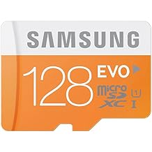 Samsung 128GB up to 48MB/s EVO Class 10 Micro SDXC Card with Adapter (MB-MP128DA/AM)