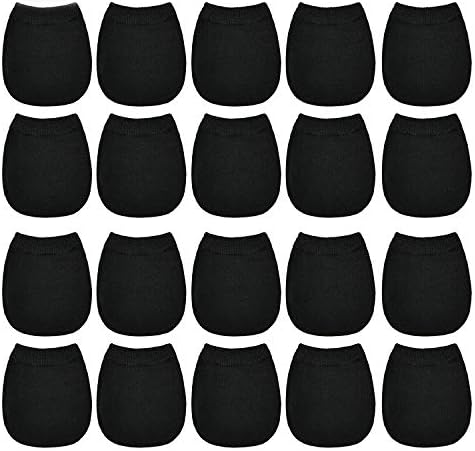 STAY GENT 10 Pairs Seamless Clog Mule Half Socks for Women Cotton Toe Topper Socks