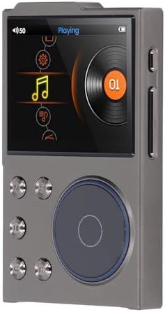HiFi MP3 Player, 5.3 Lossless DSD FLAC Player, Portable Music Player, Supports up to 256GB, 2.4 inch HD Screen with APT X, DSD and High Res Audio, for Home and Car Use