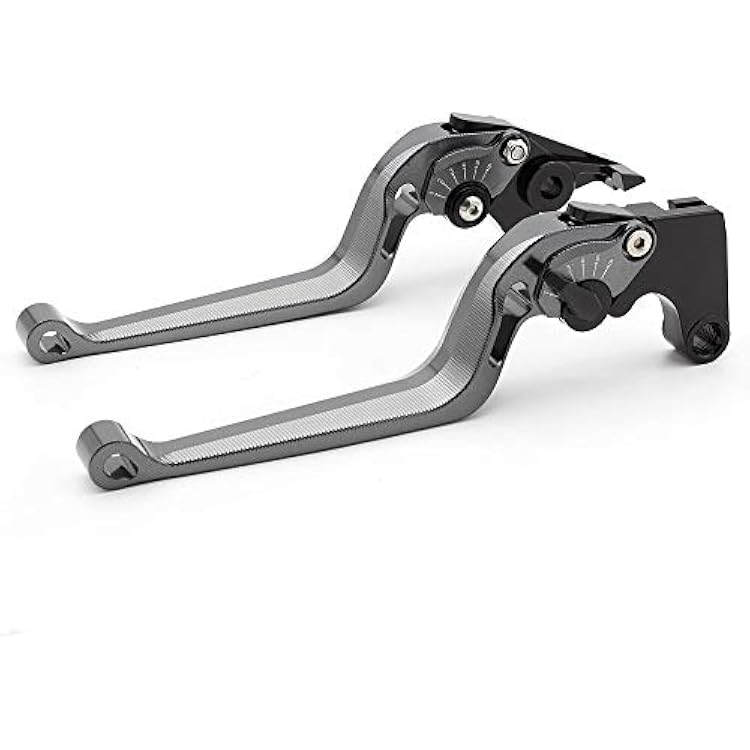 CNC Motorcycle Clutch Brake Levers Compatible with R-oyal E-nfiel-d C-ontinental GT 650, C-ontinental GT 535, 650 Inter-Ceptor, R-oyal E-nfie-ld C5 and B5, 2017 on Euro Long Cobra Shape