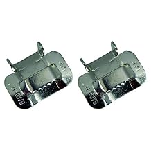 BAND-IT C25499 201/301 Stainless Steel Ear-Lokt Buckle, 1/2" Width, 100 per Box (2-(Pack))