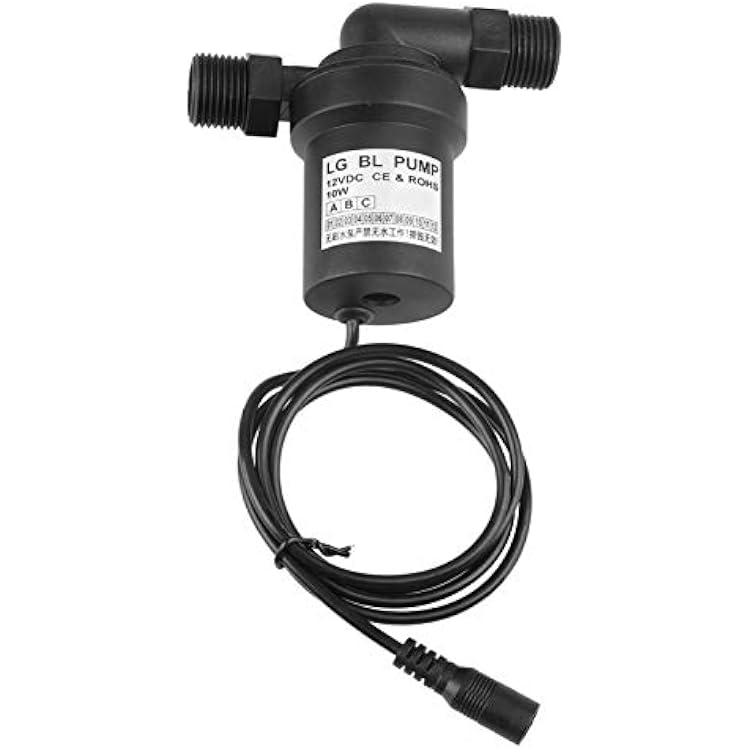 12V 10W DC Brushless Solar Water High Temperature Circulating Pump for Solar Fountain, Fish Pond, and Aquarium