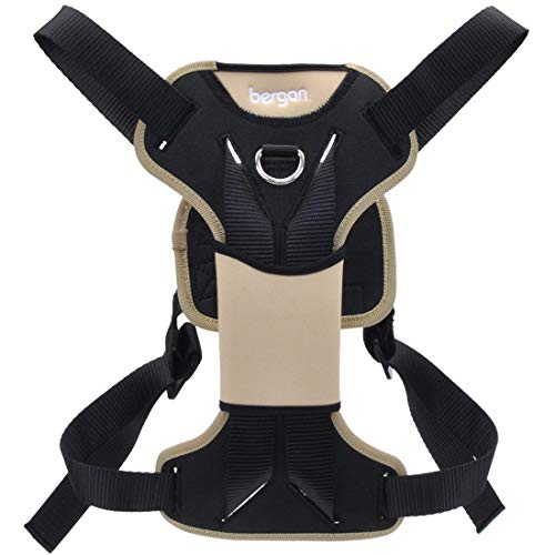 Bergan Auto Dog Harness Extra Large-tanBlack 80-150lbs
