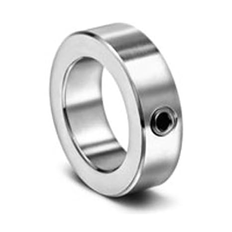 MC-03-S T303 Stainless Steel Set Screw Collar, Metric, 3mm Bore Size, 7mm Outside Diameter, M2 x 2.5mm Set Screw