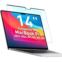 VINTEZ Magnetic Blue Light Screen Protector Compatible With MacBook Pro 14" 2021, 2022, 2023, 2024, 2025, M1, M2, M3, M4, M5 Anti Blue Light Blocking Filter for Laptop
